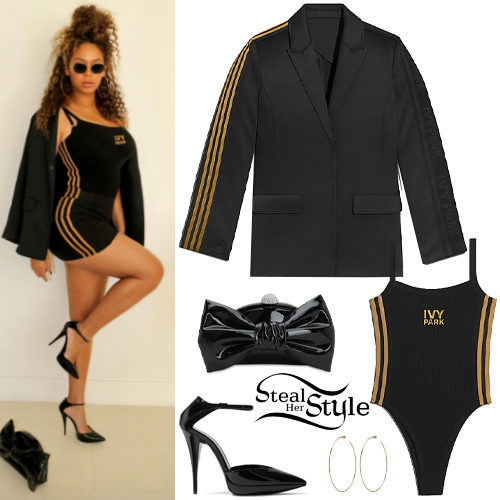 Black Bodysuit and Blazer