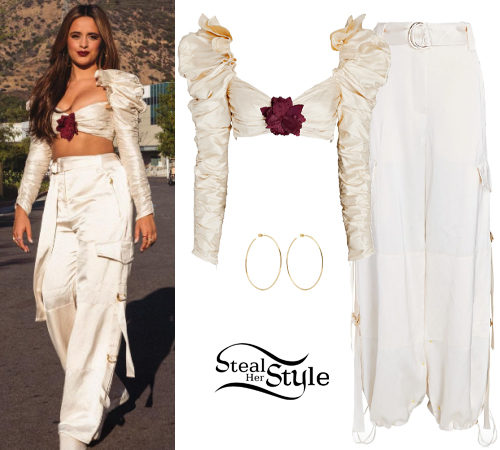 Ruched Top, Cargo Pants