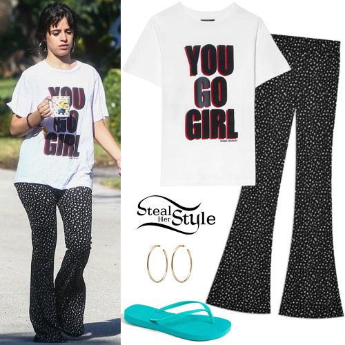 ‘You Go Girl’ Tee, Printed Pants