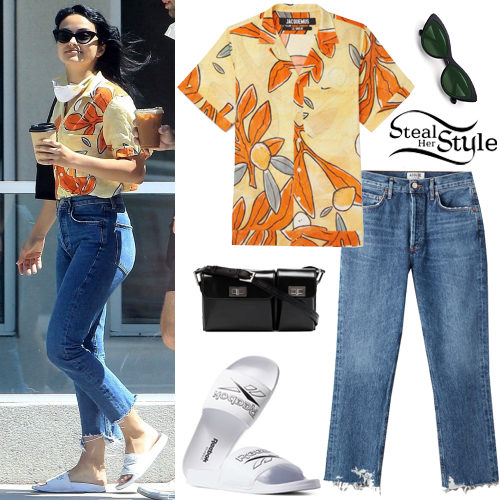 Floral Shirt, Crop Jeans