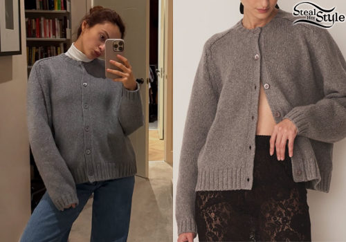 Grey Cardigan Sweater