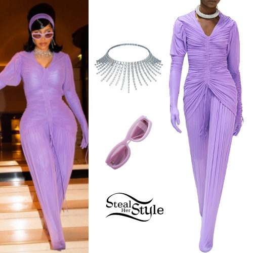 Lilac Ruched Outfit
