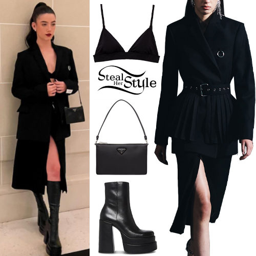 Black Suit, Platform Boots