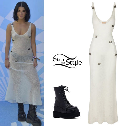 Crochet Dress, Platform Boots