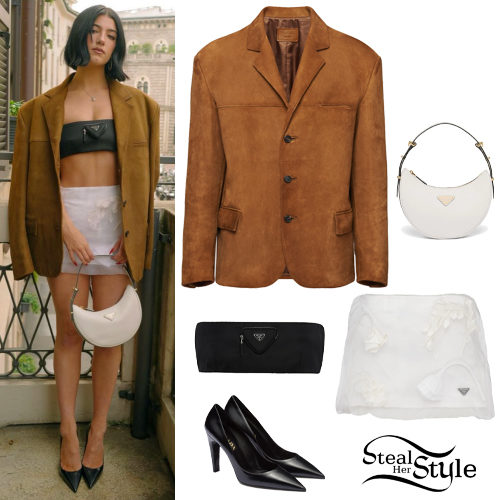 Suede Jacket, Black Top