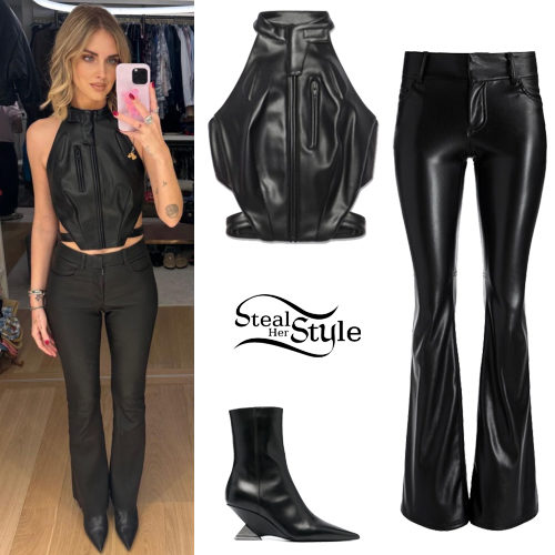 Leather Vest and Pants