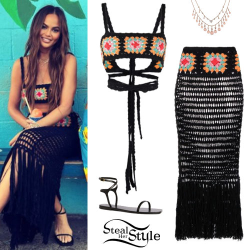 Crochet Top and Skirt