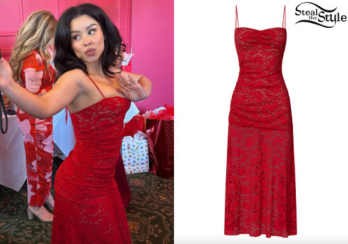Red Lace Dress