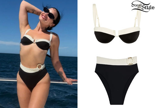 Black and White Bikini