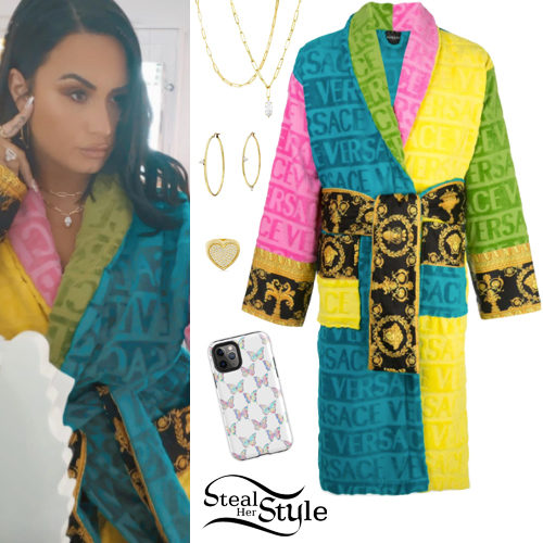 Printed Color Robe