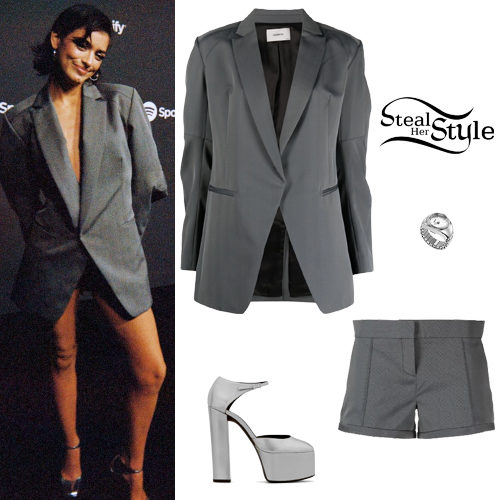 Grey Blazer and Shorts