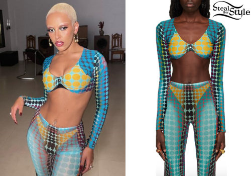 Printed Top and Pants