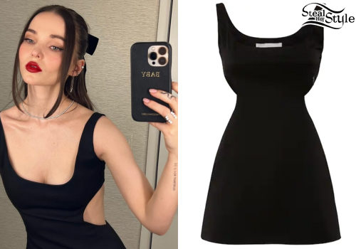 Valentino Wool Crepe Mini Dress