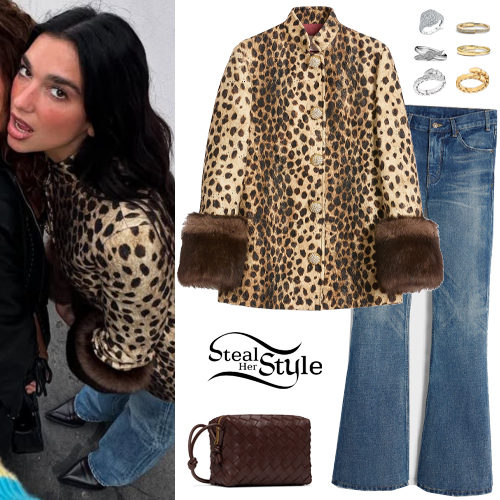 Leopard Jacket, Blue Jeans