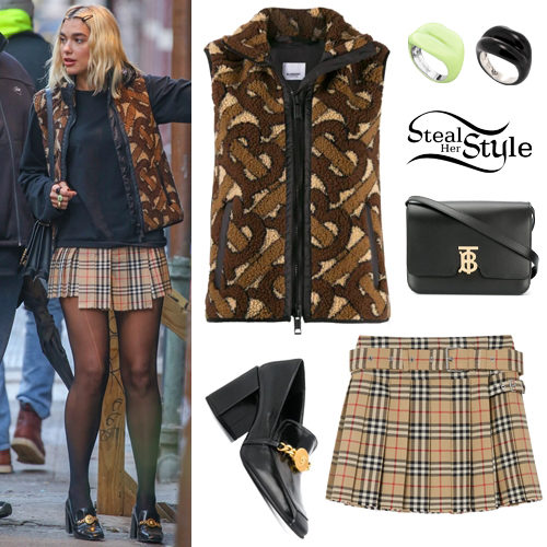 Printed Gilet and Mini Skirt