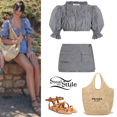 Gingham Top and Skirt