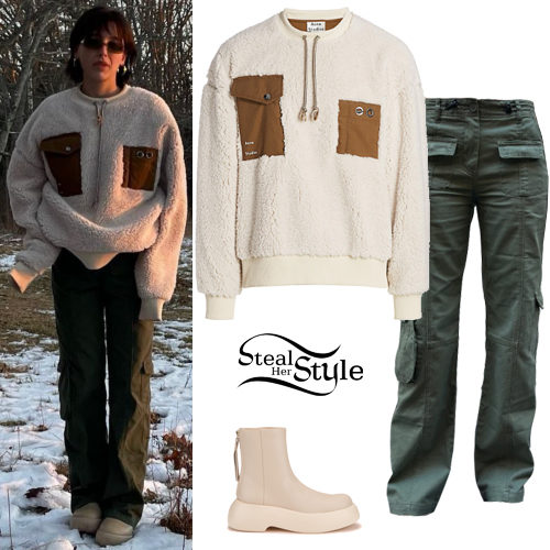 Fleece Sweatshirt, Cargo Pants