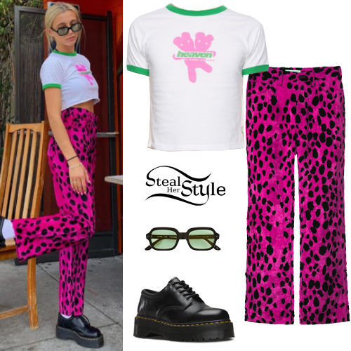 Graphic Tee, Pink Pants