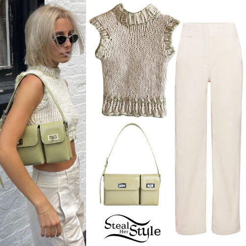 Knit Top, Straight Pants