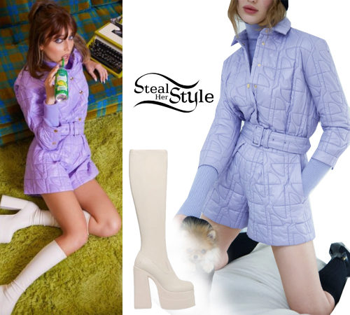 Lilac Romper and Bodysuit