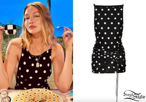 Jacquemus Polka-Dot Mini Dress