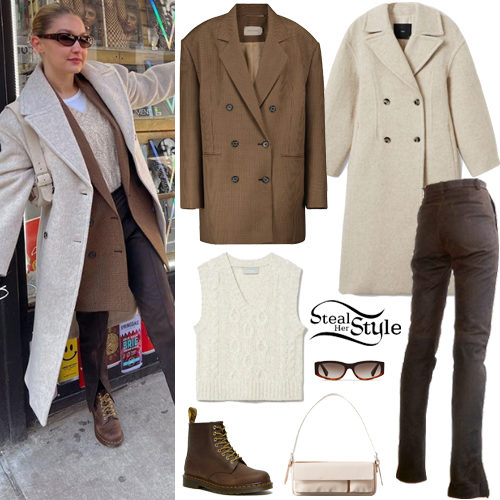 Wool Coat, Brown Blazer