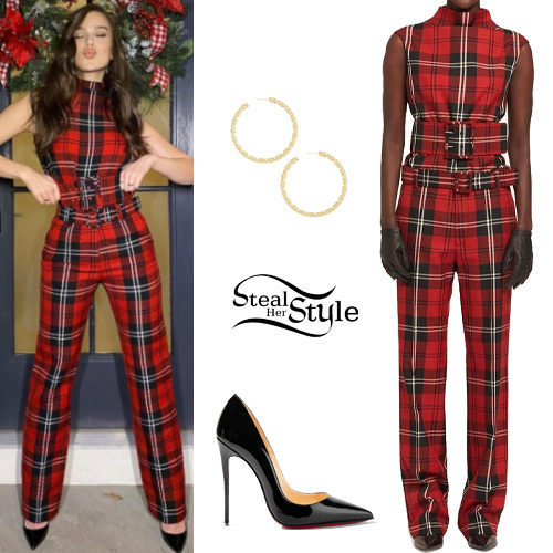 Red Tartan Top and Pants