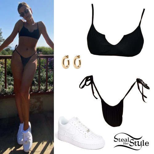 Black Bikini, White Sneakers