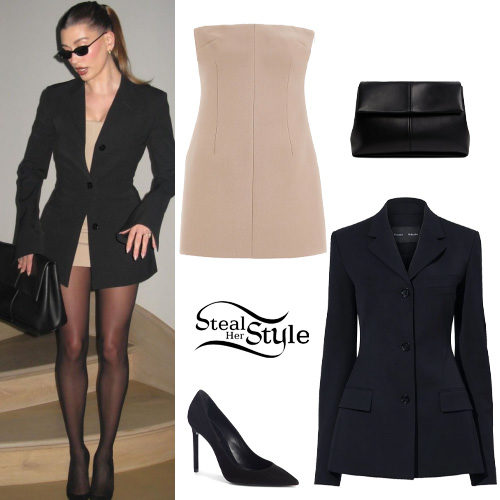 Black Blazer, Tube Dress