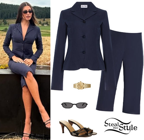 Blazer and Capri Pants