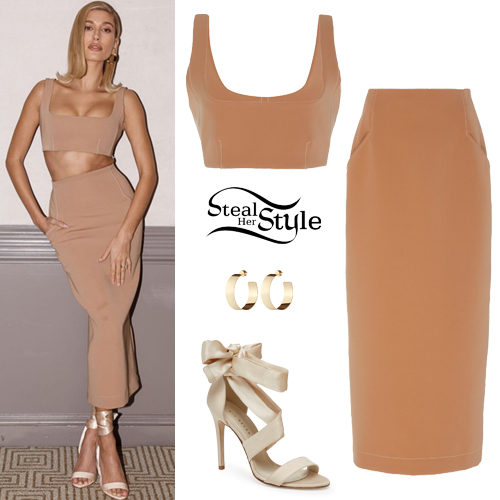 Brown Bralette and Skirt