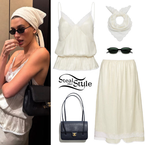 Cami Blouse and Midi Skirt