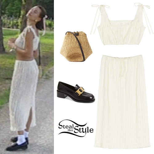 Crop Top, Midi Skirt