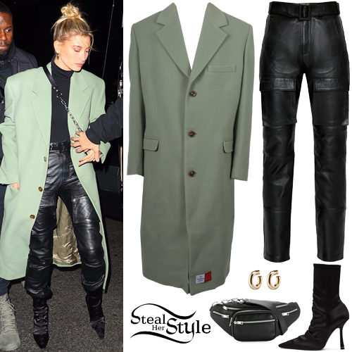 Green Coat, Leather Pants