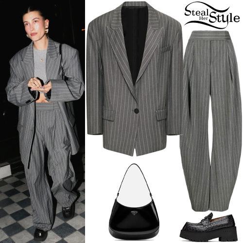 Pinstripe Suit, Platform Loafers