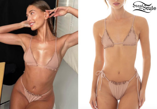 Ribbed Triangle Bikini