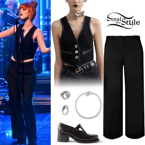 Black Vest and Pants