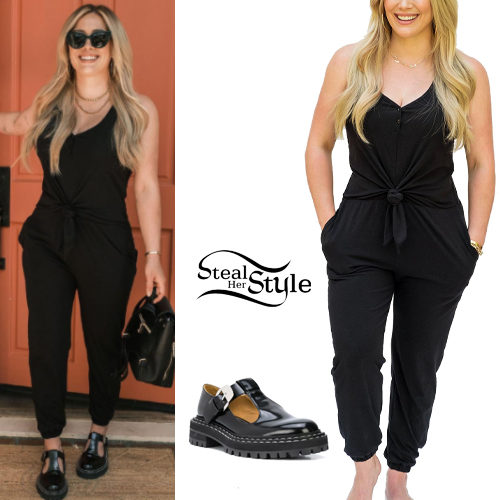 Black Jumpsuit and Mary Janes