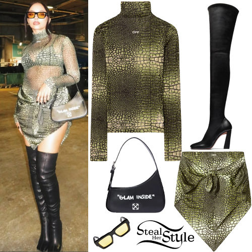 Crocodile Top and Skirt