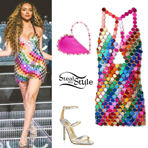 Rainbow Dress, Crystal Sandals