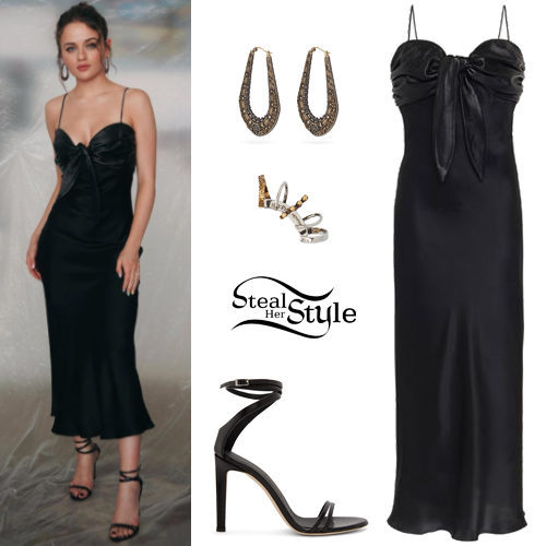 Black Dress and Sandals