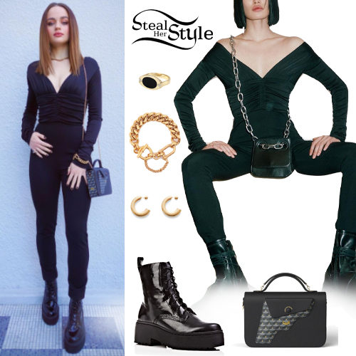 Black Jumpsuit, Platform Boots