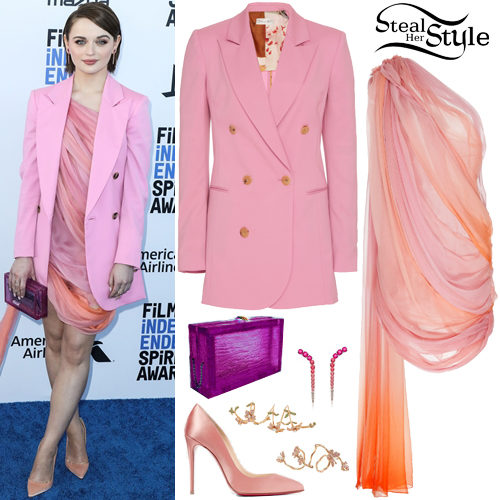 Ombre Dress, Pink Blazer