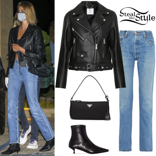 Leather Jacket, Blue Jeans