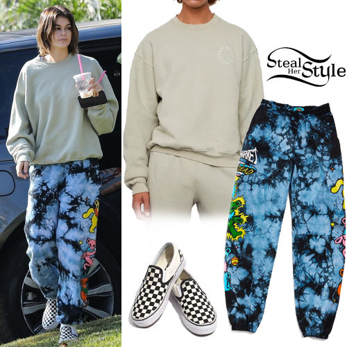 Mint Sweatshirt, Tie-Dye Pants