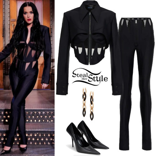 Black Cutout Top and Pants