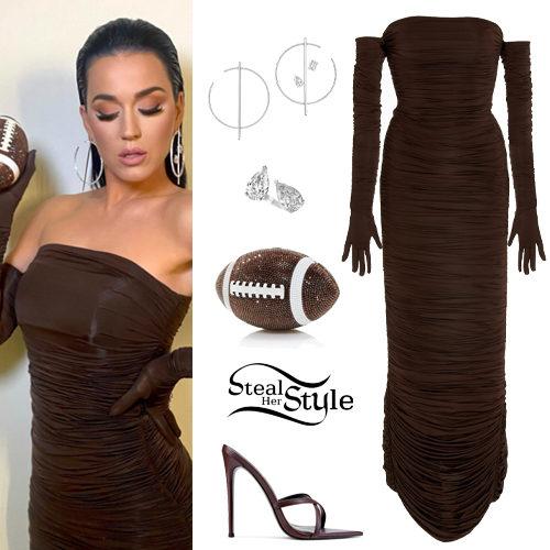 Brown Dress and Sandals