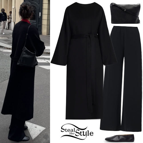 Black Coat and Pants