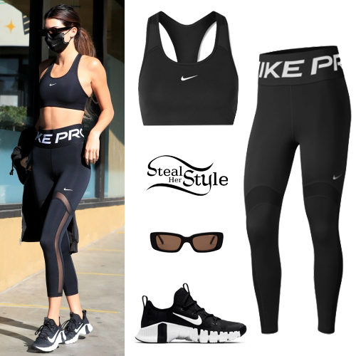 Black Sports Bra and Leggings