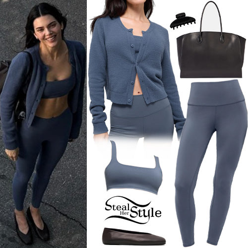 Blue Cardigan and Legging